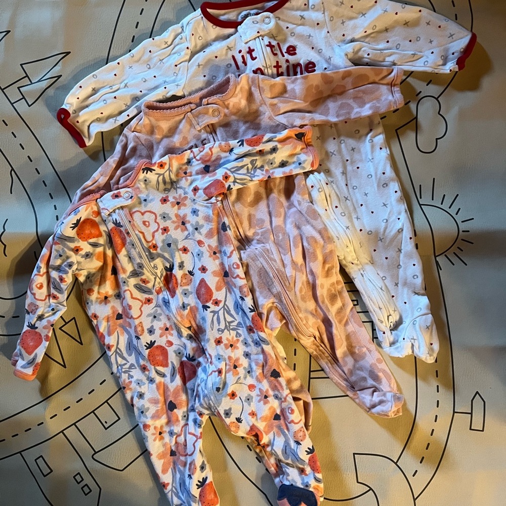 Colorful Baby Onesies Set